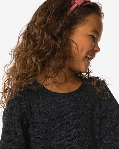 kinderjumpsuit glitter zwart - 30832659BLACK - HEMA