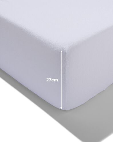 drap-housse prot&egrave;ge-matelas en molleton imperm&eacute;able 90x200cm - 5190165 - HEMA