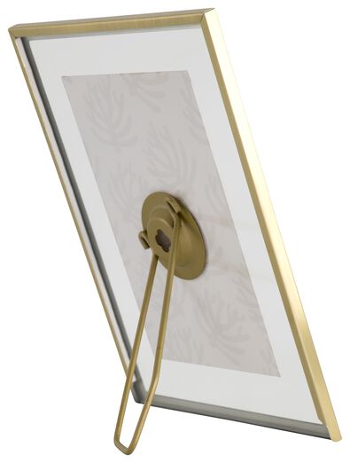 Bilderrahmen, 15 &times; 20 cm, Metall, Gold, schwebend  - 13622017 - HEMA