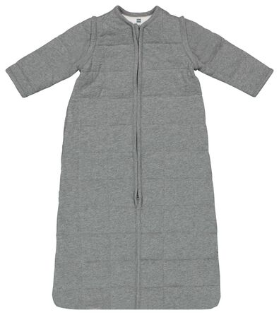 Baby-Schlafsack mit abnehmbaren Ärmeln, gepolstert, grau - 1000019999 - HEMA