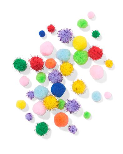seau &agrave; pompons - 130 pi&egrave;ces - 15900434 - HEMA