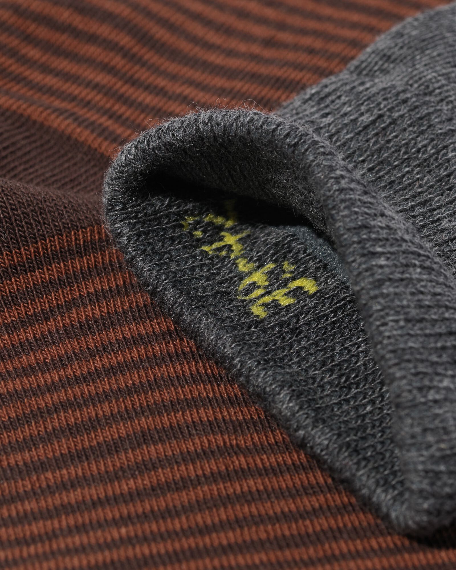 herensokken strepen - 5 paar taupe taupe - 4150510TAUPE - HEMA