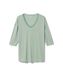 t-shirt de nuit femme avec viscose vert S - 23400415 - HEMA