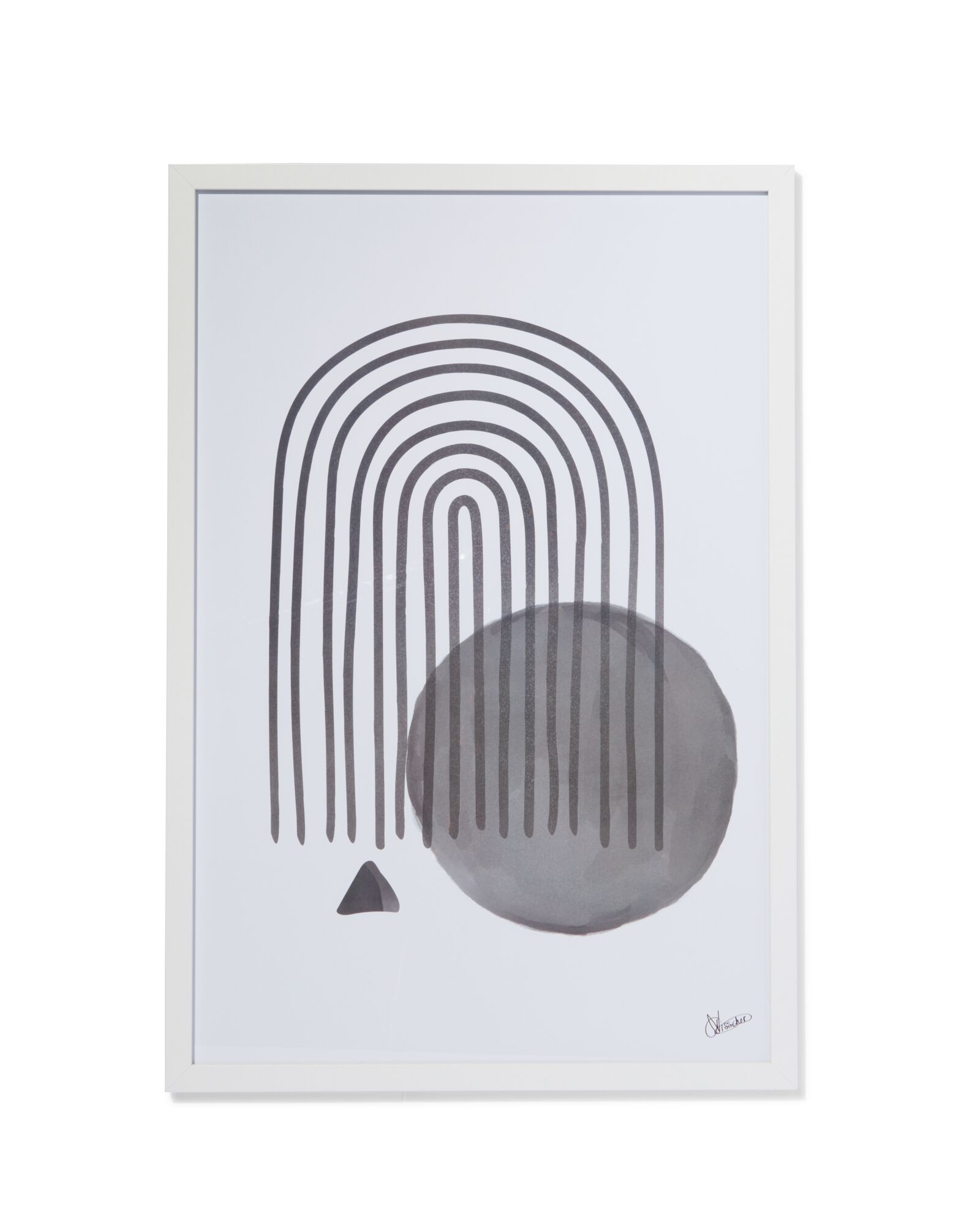 cadre photo 40x60 cm bois blanc 40 x 60 blanc - 13621042 - HEMA