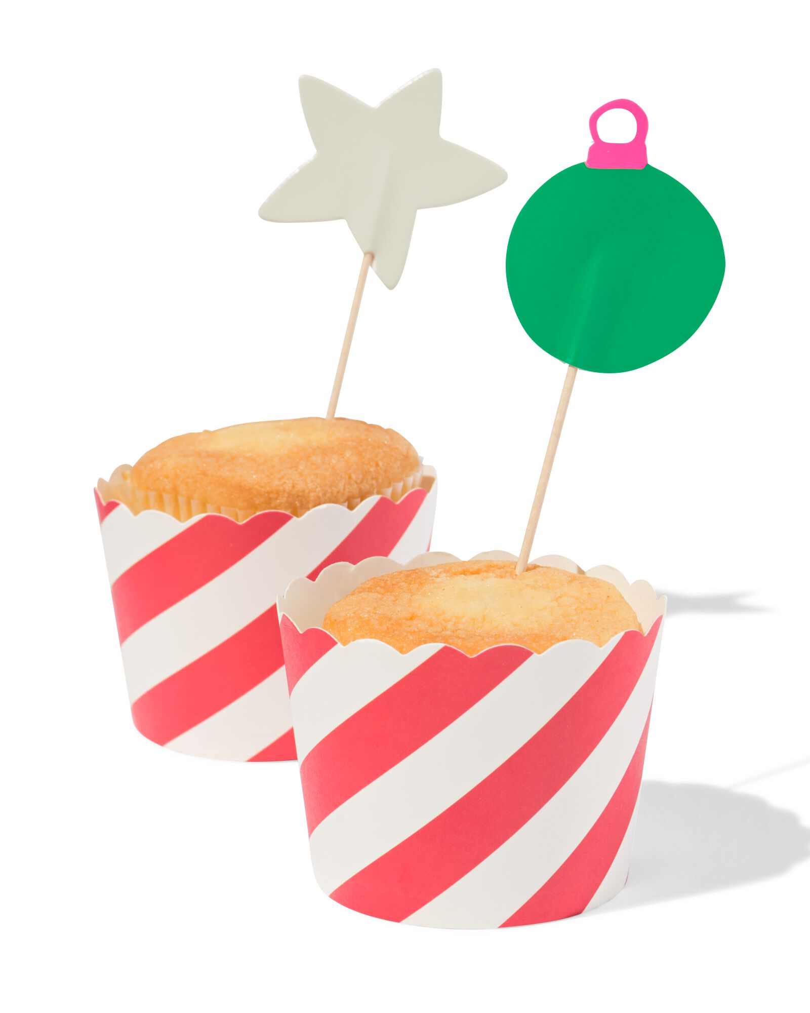 moules &agrave; muffins de No&euml;l en papier - 6 pi&egrave;ces - 25600202 - HEMA