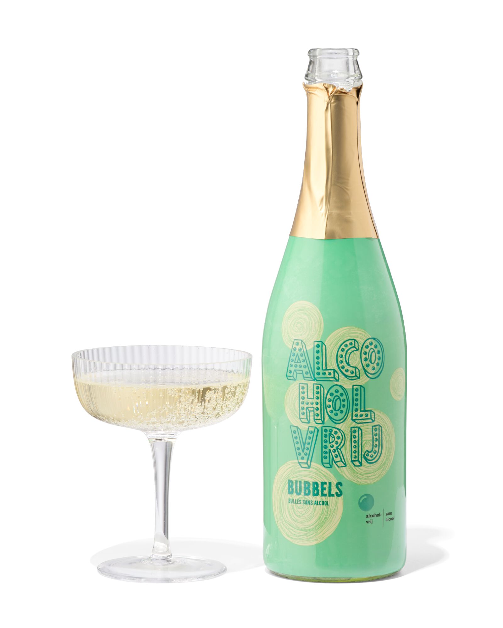 alcoholvrije mousserende wijn 0.75L - 17390048 - HEMA