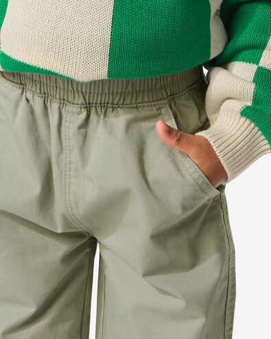 Kinderhose mit gerader Passform gr&uuml;n - 30744207GREEN - HEMA
