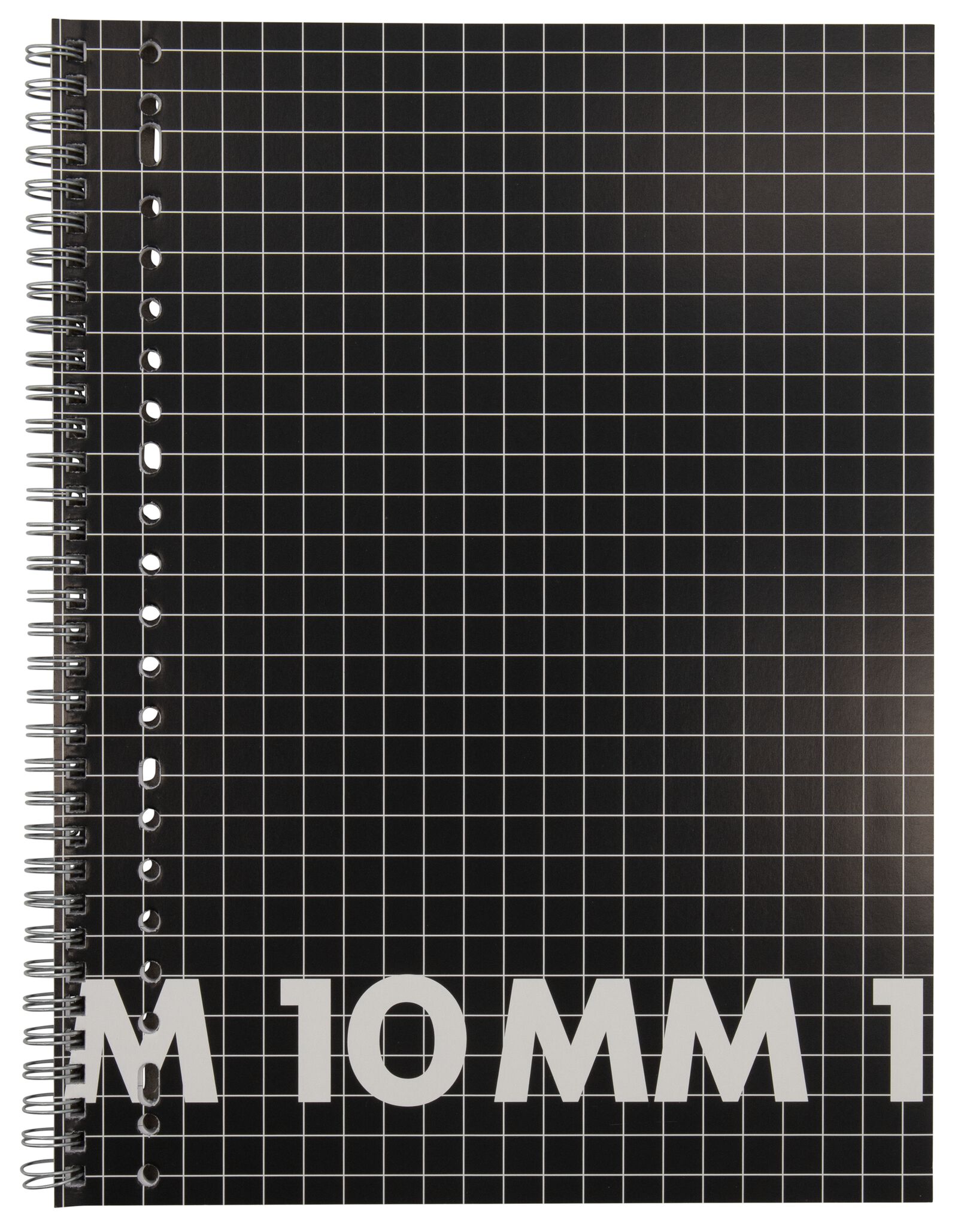 3er-Pack Collegeblocks, schwarz, DIN A4, kariert (10 x 10 mm) - 14102928 - HEMA
