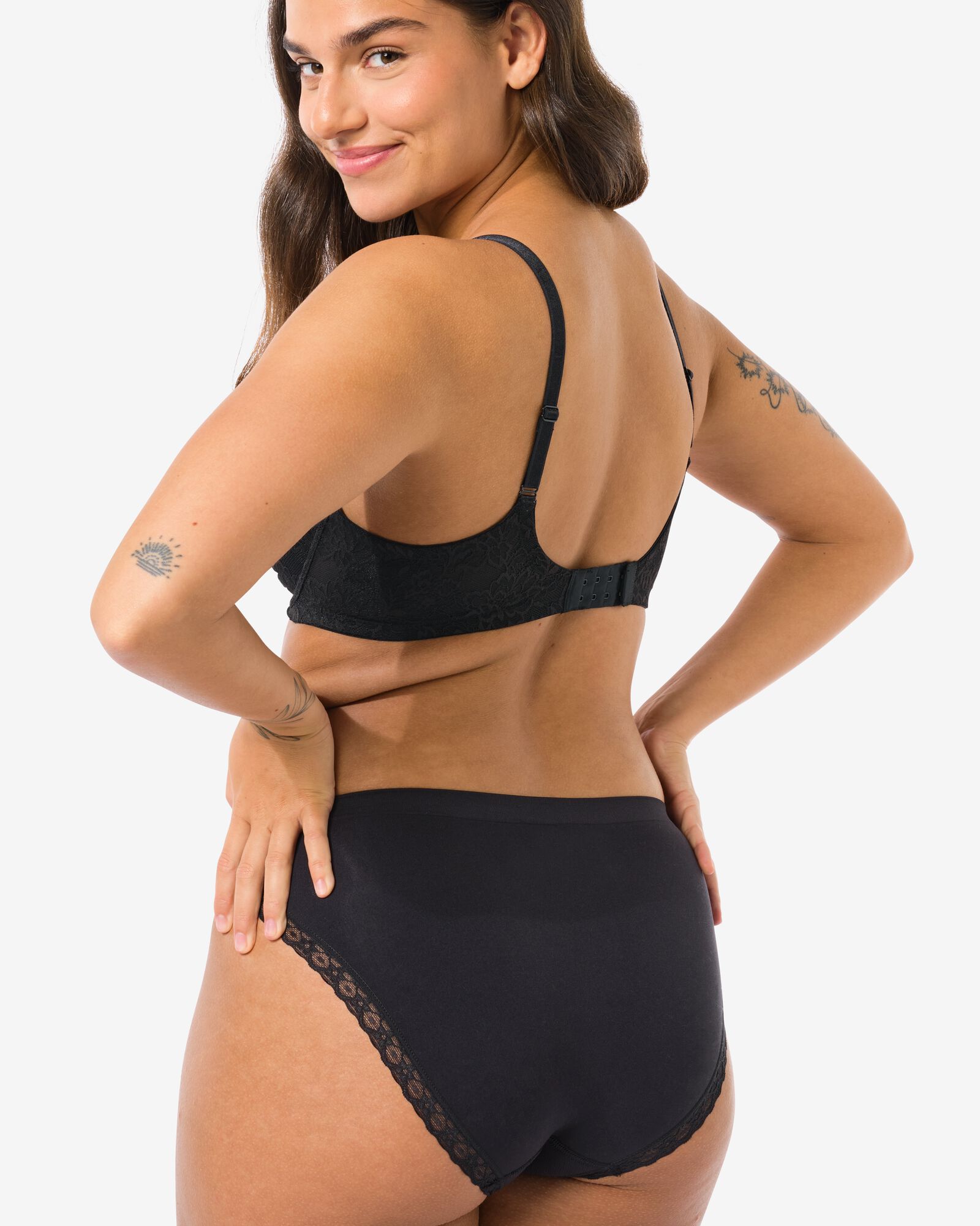 slip femme sans coutures noir - 1000024110 - HEMA