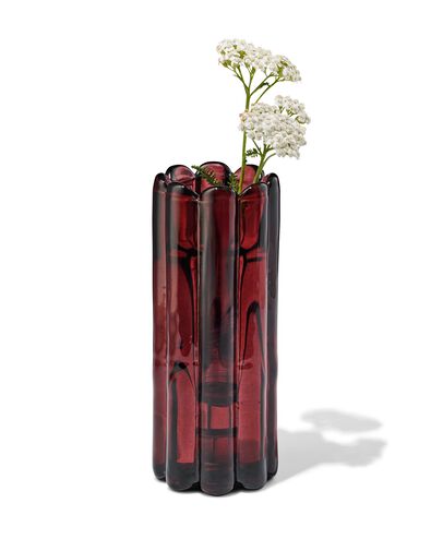 kandelaar 5.8x10cm glas bruin - 13325042 - HEMA