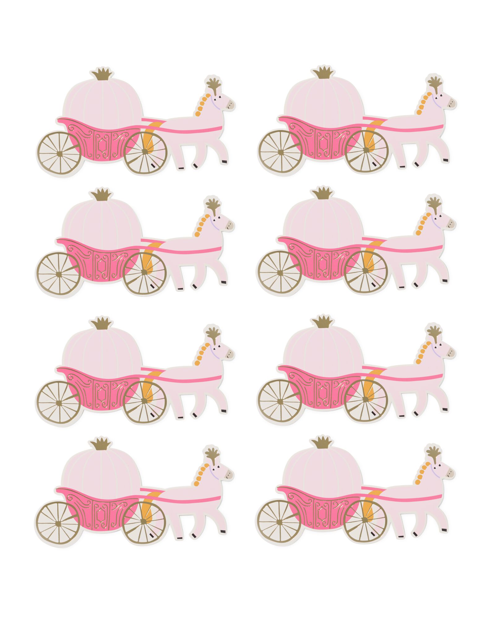 Einladungskarten Prinzessin &ndash; 8 St&uuml;ck - 14250392 - HEMA