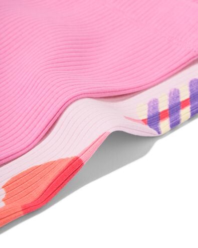 leggings enfant courts ajost&eacute;s c&ocirc;tel&eacute;s - lot de 2 rose rose - 30863647PINK - HEMA