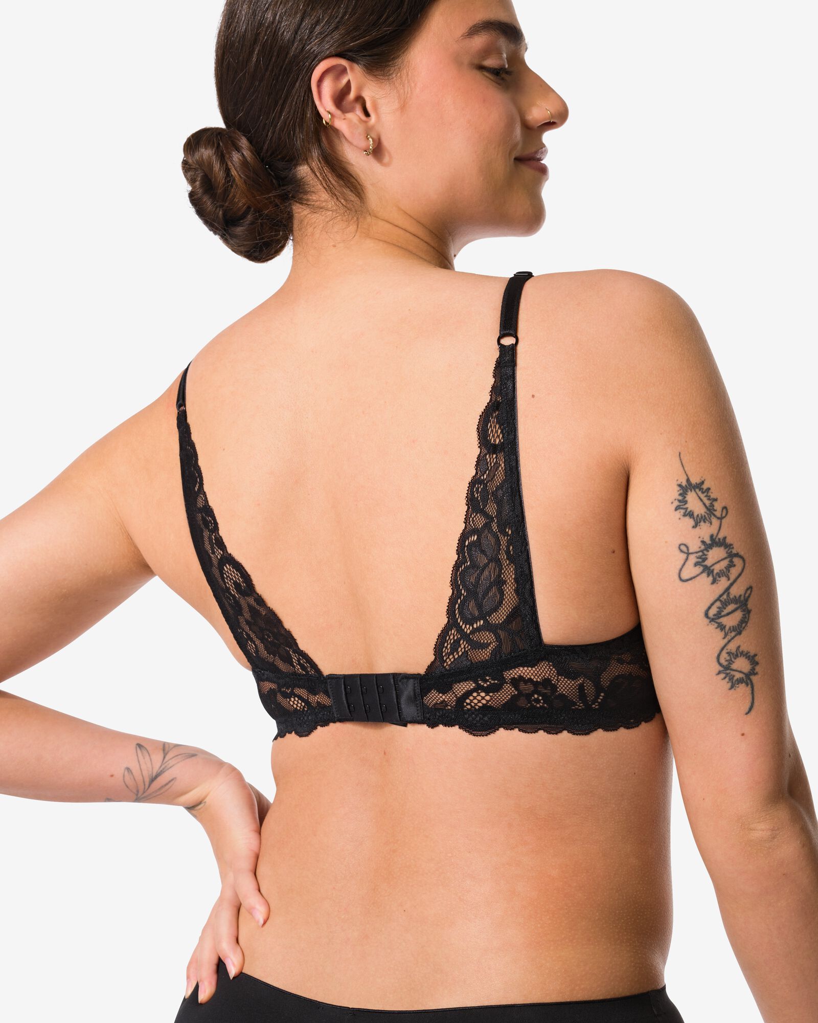 push-up bh met beugel zwart - 21860580BLACK - HEMA