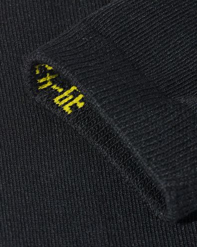 2 paires de chaussettes homme vec coton bio noir noir - 1000028317 - HEMA