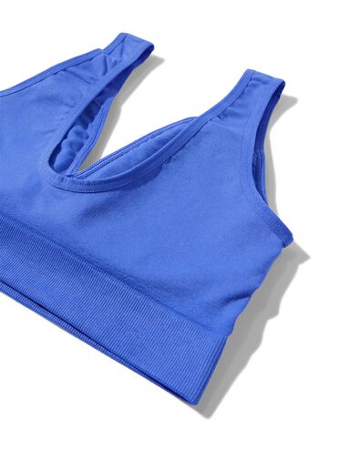 haut sans couture et sans armature  bleu cobalt bleu cobalt - 21920805COBALTBLUE - HEMA