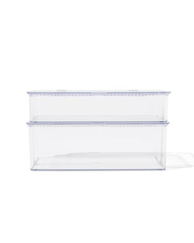 opbergdozen met deksel - 2 stuks - 39800033 - HEMA