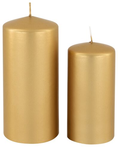grosses bougies or - 1000015630 - HEMA