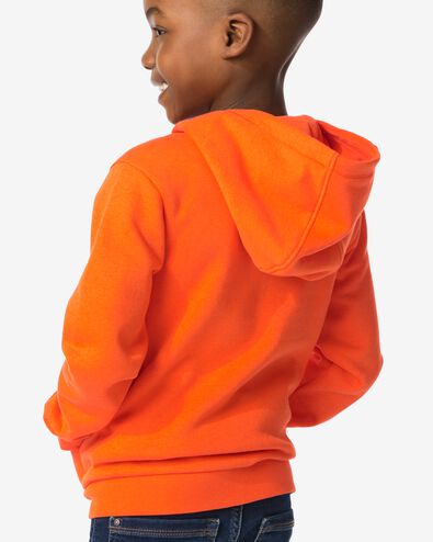 veste enfant à capuche orange 134/140 - 30766082 - HEMA