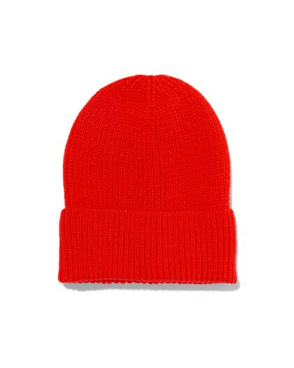 bonnet beanie bébé rouge rouge - 33231650RED - HEMA