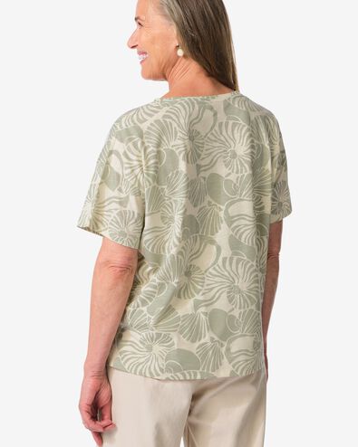 Damen T-Shirt Dori mit Muscheln sandfarben sandfarben - 36236850SAND - HEMA