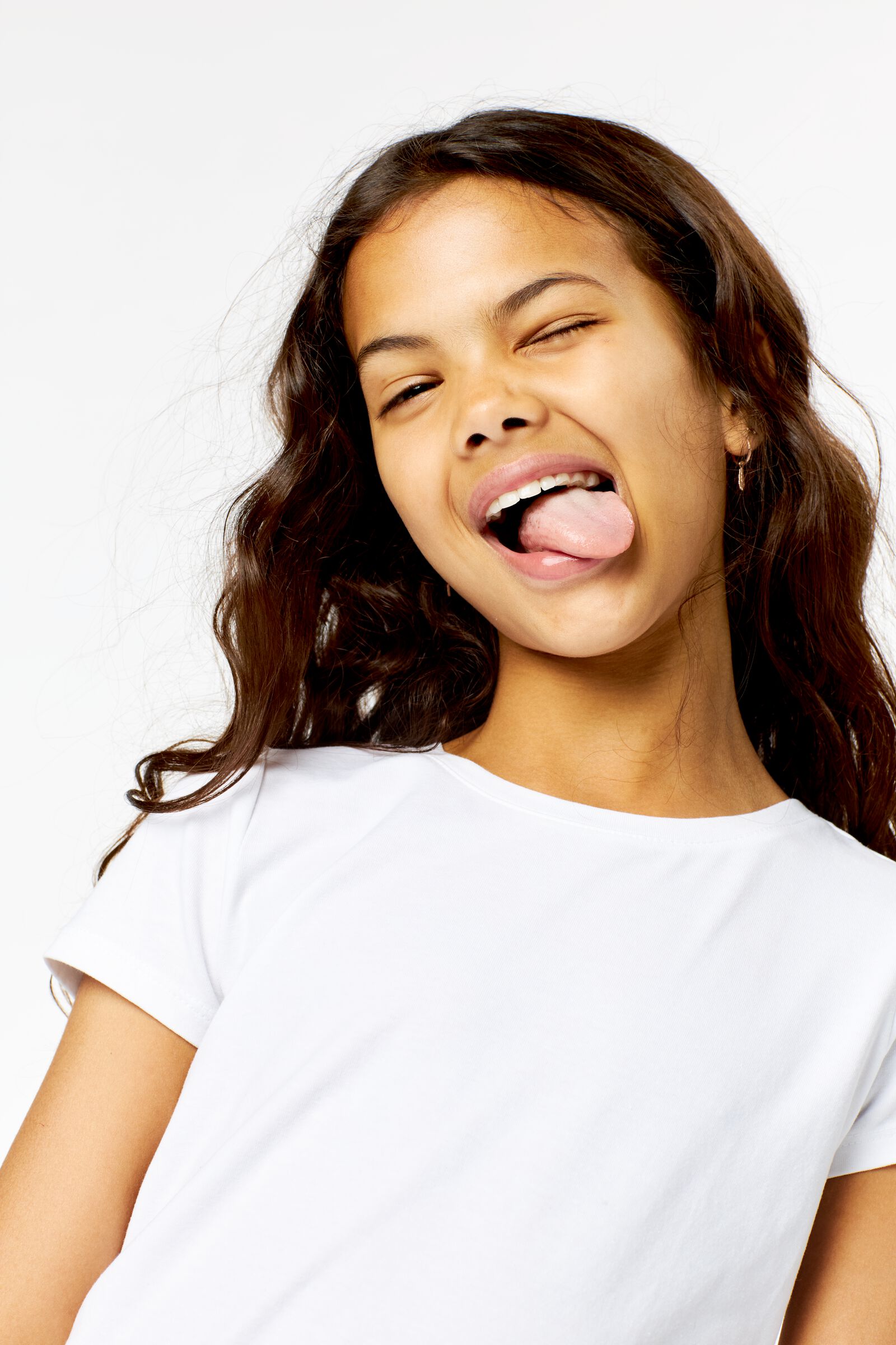 kinder t-shirts - 2 stuks wit - 1000013798 - HEMA