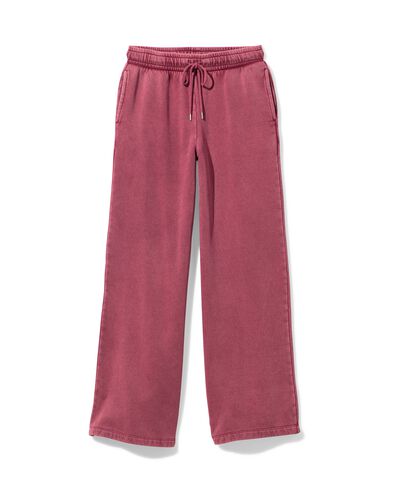 damessweatpants Esmee bordeauxrood bordeauxrood - 36205470BURGUNDYRED - HEMA
