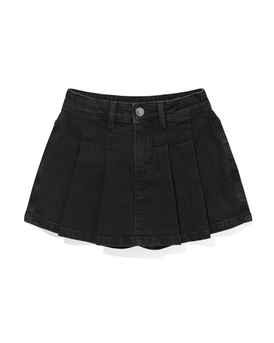jupe-culotte enfant avec plis noir - 30872518BLACK - HEMA