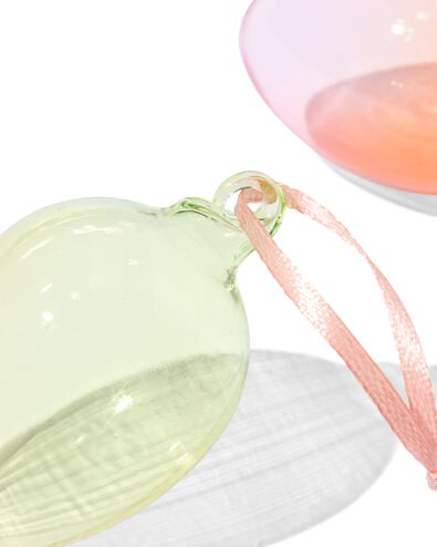 d&eacute;corations &agrave; suspendre de P&acirc;ques verre d&eacute;grad&eacute; - 6 pi&egrave;ces - 25800069 - HEMA