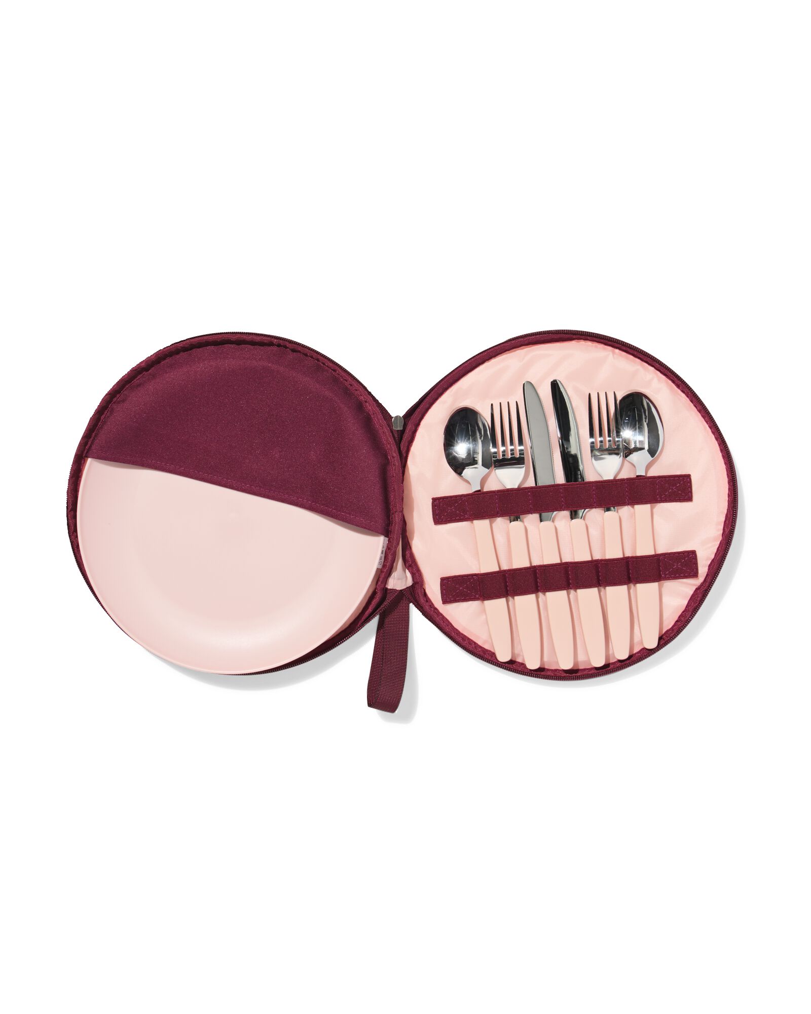 set de vaisselle pique-nique en trousse - 41800178 - HEMA