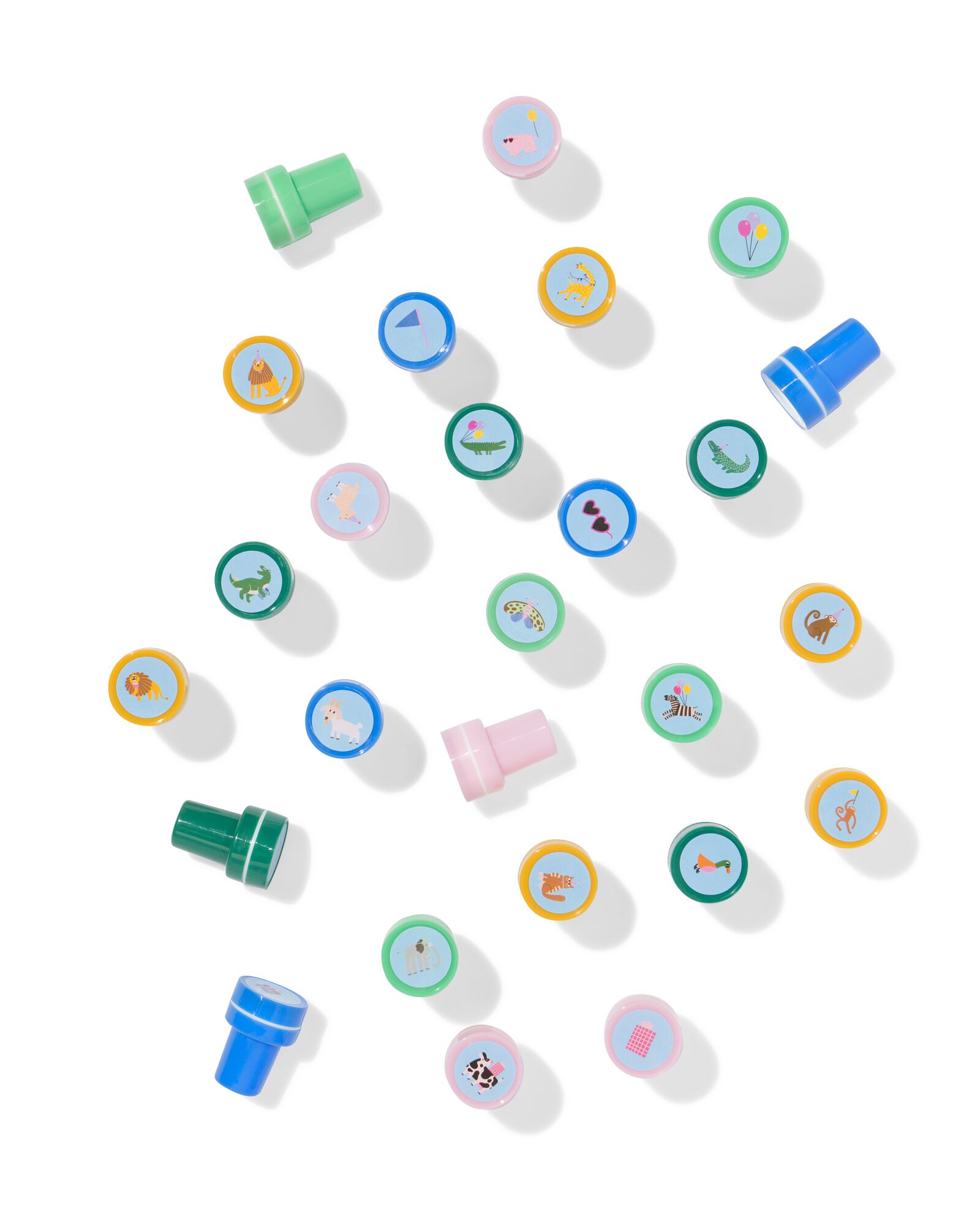 lot de tampons animaux festifs 26 pi&egrave;ces - 15900242 - HEMA