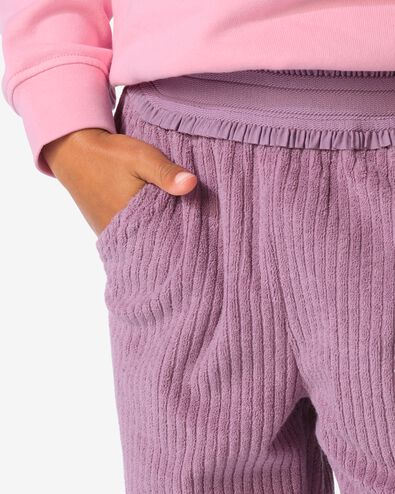 Kinder-Leggings weit, mit Streifen violett violett - 30843538PURPLE - HEMA