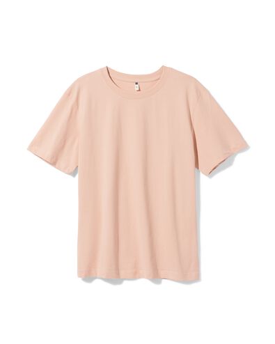 t-shirt Larissa femme rose p&acirc;le rose p&acirc;le - 36210320LIGHTPINK - HEMA