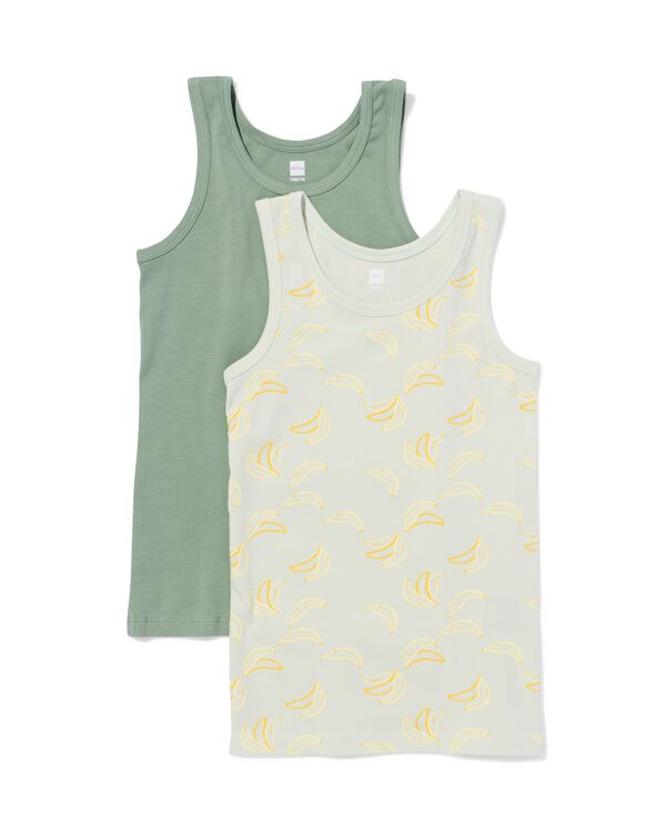 chemise enfant bananes- 2 pi&egrave;ces vert vert - 19203460GREEN - HEMA