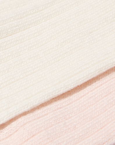collants c&ocirc;tel&eacute;s b&eacute;b&eacute; - 2 pi&egrave;ces rose p&acirc;le rose p&acirc;le - 4700710LIGHTPINK - HEMA