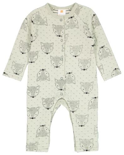 Newborn-Jumpsuit, gepolstert, Fuchs grün - 1000025508 - HEMA