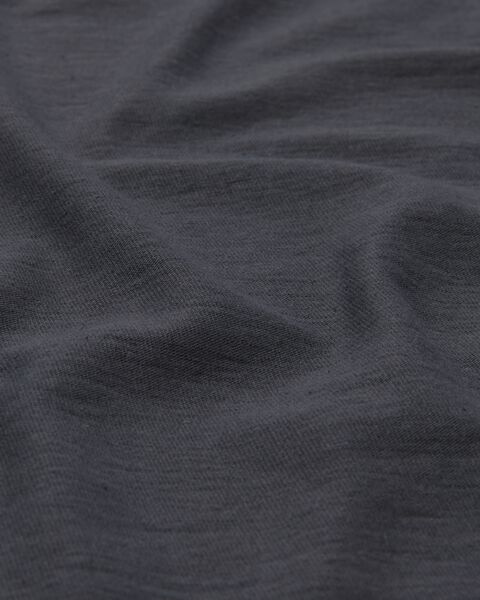 drap-housse coton jersey 140 x 200 cm gris foncé 140 x 200 - 5140005 - HEMA
