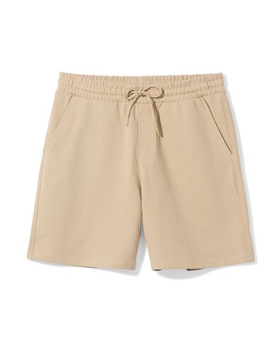 short sweat coupe droite homme beige beige - 2109970BEIGE - HEMA