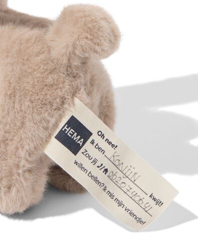 robotknuffel konijn 17x14x7.5cm - 15100274 - HEMA