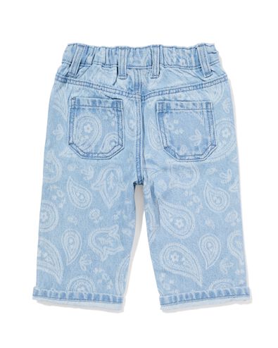 babybroek loose fit denim - 33070470DENIM - HEMA
