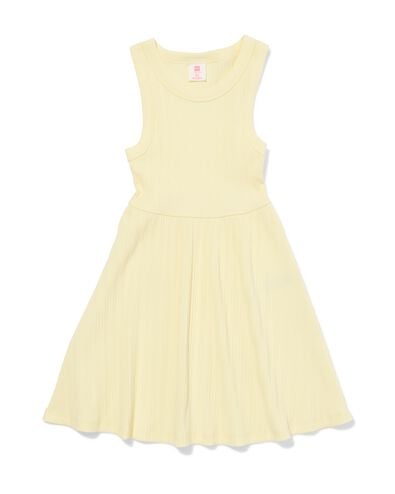 robe enfant trap&egrave;ze c&ocirc;tel&eacute;e jaune p&acirc;le jaune p&acirc;le - 30849118LIGHTYELLOW - HEMA
