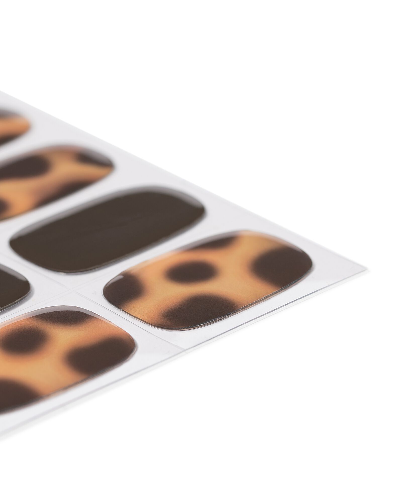gellak nagelstickers tortoise - 16 stuks - 11249077 - HEMA