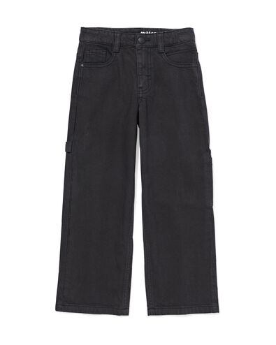 pantalon cargo enfant noir - 30708612BLACK - HEMA