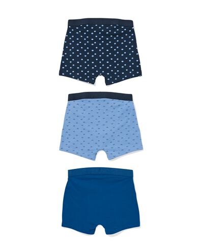 kinderboxers grafisch - 3 stuks blauw blauw - 19204260BLUE - HEMA