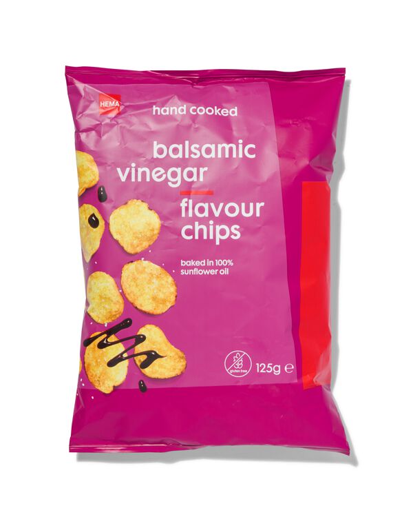 chips vinaigre balsamique 125g - 10675015 - HEMA