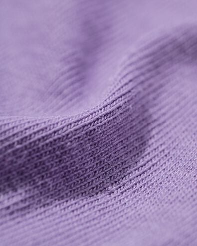 Damenstring aus Baumwolle mit Spitze helllila - 19611685LIGHTPURPLE - HEMA
