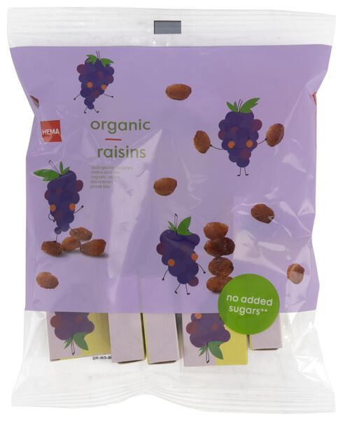 raisins biologiques à partager 140 grammes - 10250016 - HEMA