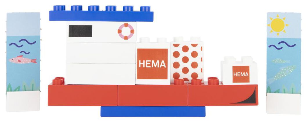 jeu de construction bio bateau HEMA - 15120041 - HEMA