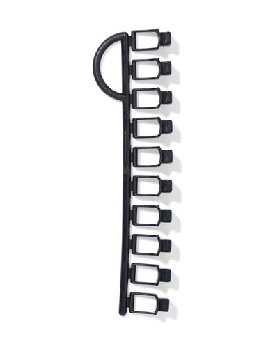 patins pour rails en U noir - 10 pi&egrave;ces - 7502011 - HEMA