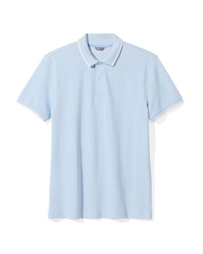 Herren-Poloshirt hellblau - 2139580LIGHTBLUE - HEMA