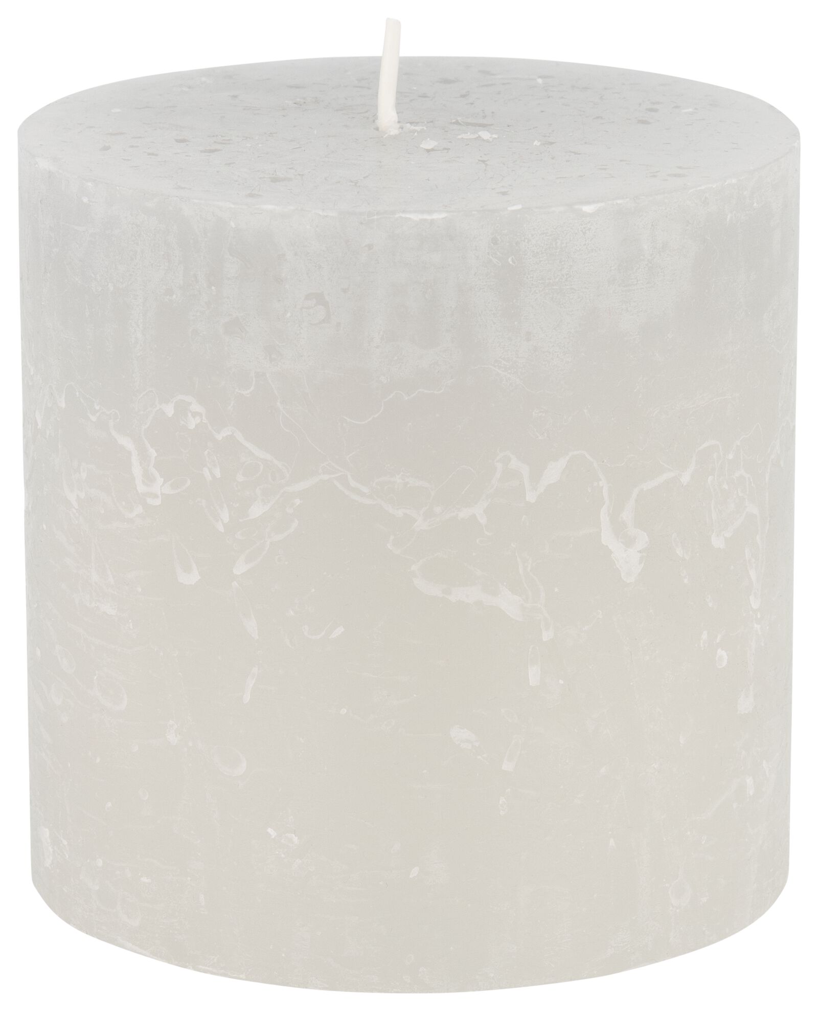 bougies rustiques gris clair - 1000025587 - HEMA